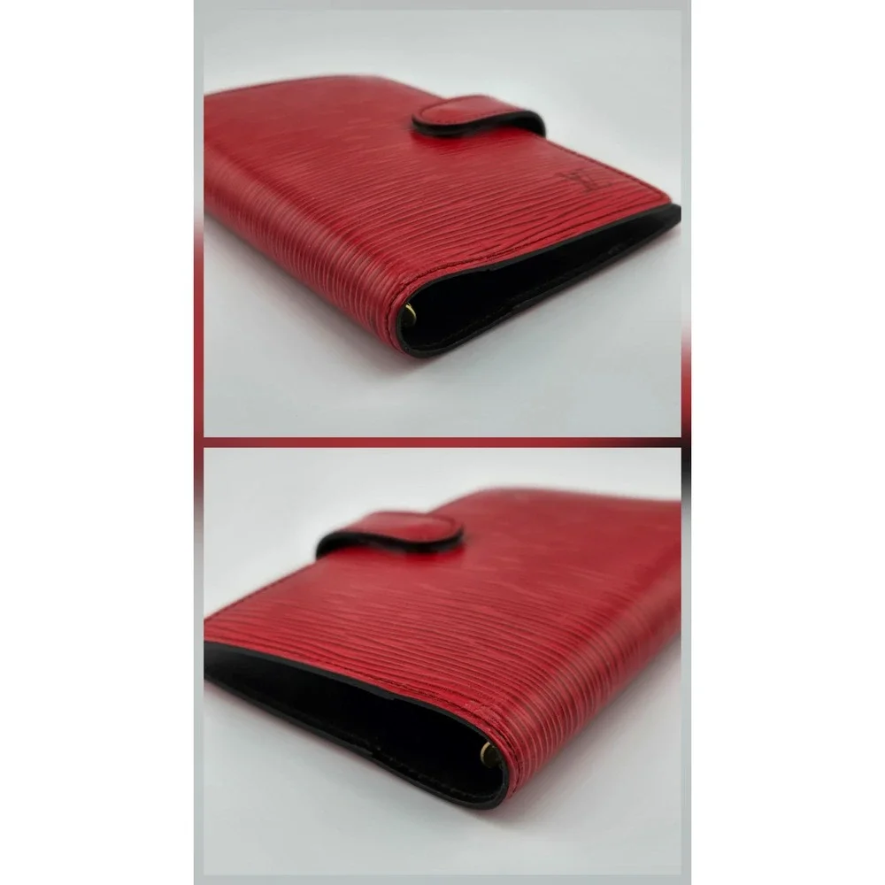 Louis Vuitton Agenda PM Red Epi Leather Small Ring Cover Planner CA0994